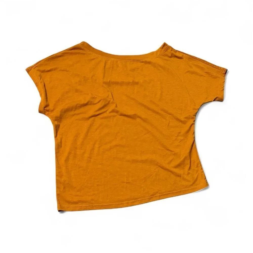 SHEIN Off Shoulder Tan Shirt Sleeve Blouse Size Medium